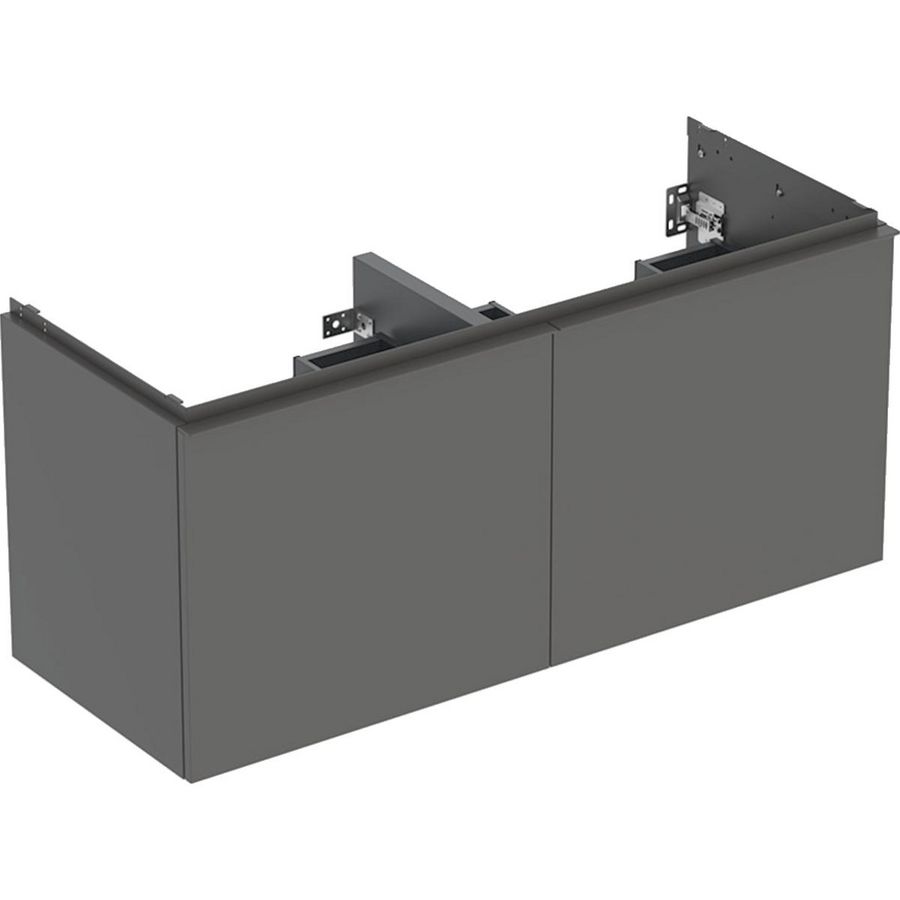 Acanto dub.wastafelonderkast 2 lades 2 binnenlades B120 Lava