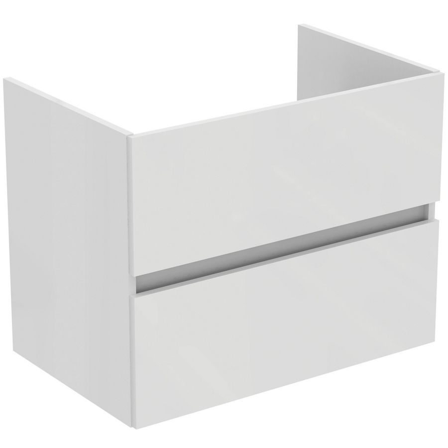 Wastafelmeubel TIEMPO 70x44cm 2x la wit