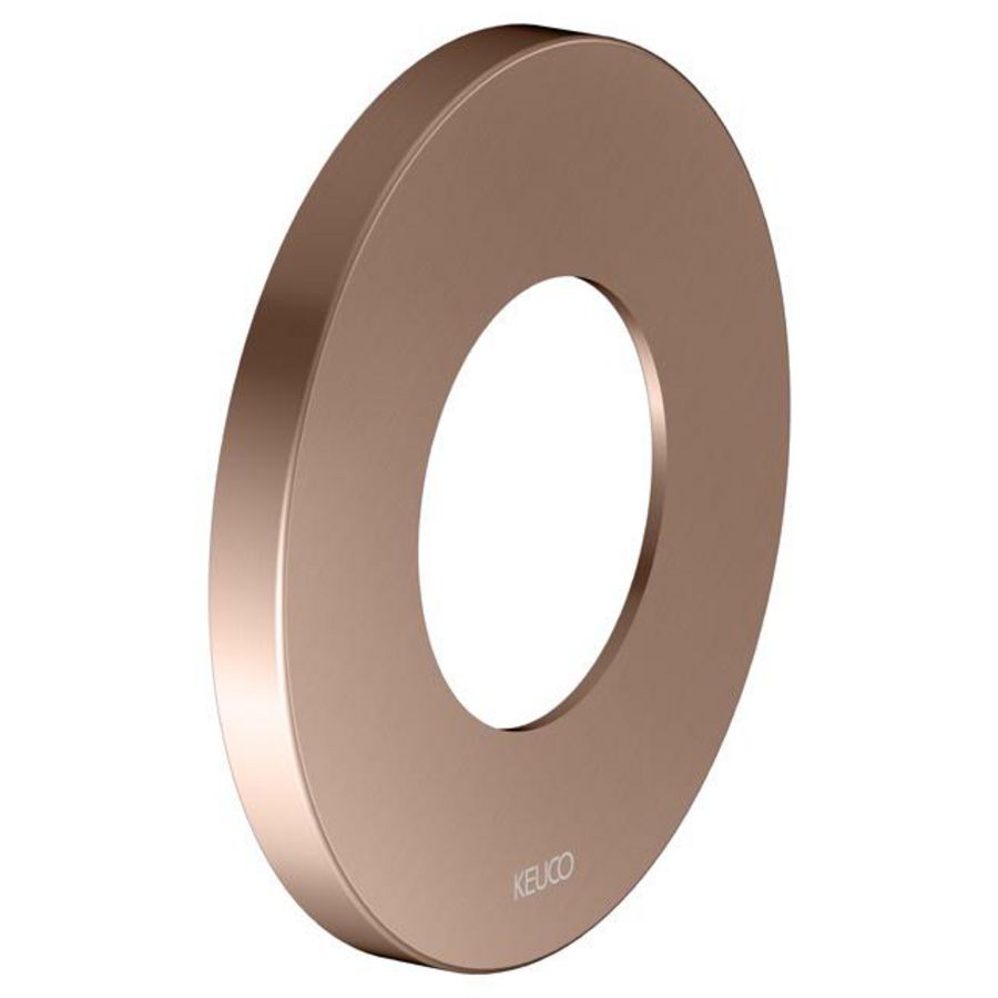 Wandrozet voor omstelling/rond 105mm diameter rood goud geb