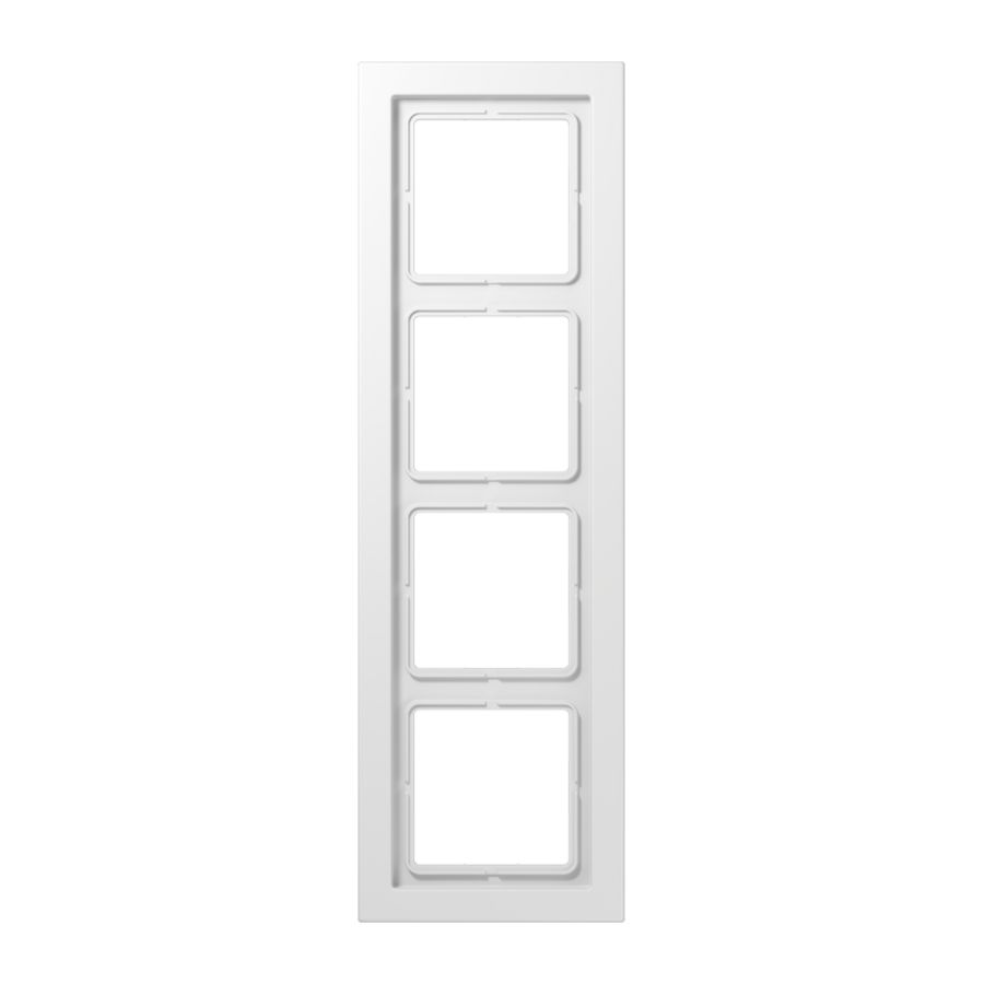 Afdekraam alpin wit 4-voudig LS-design