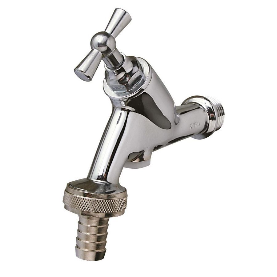 Beluchterkraan glansverchr. 1/2" krukbed. slangwartel VVE=24