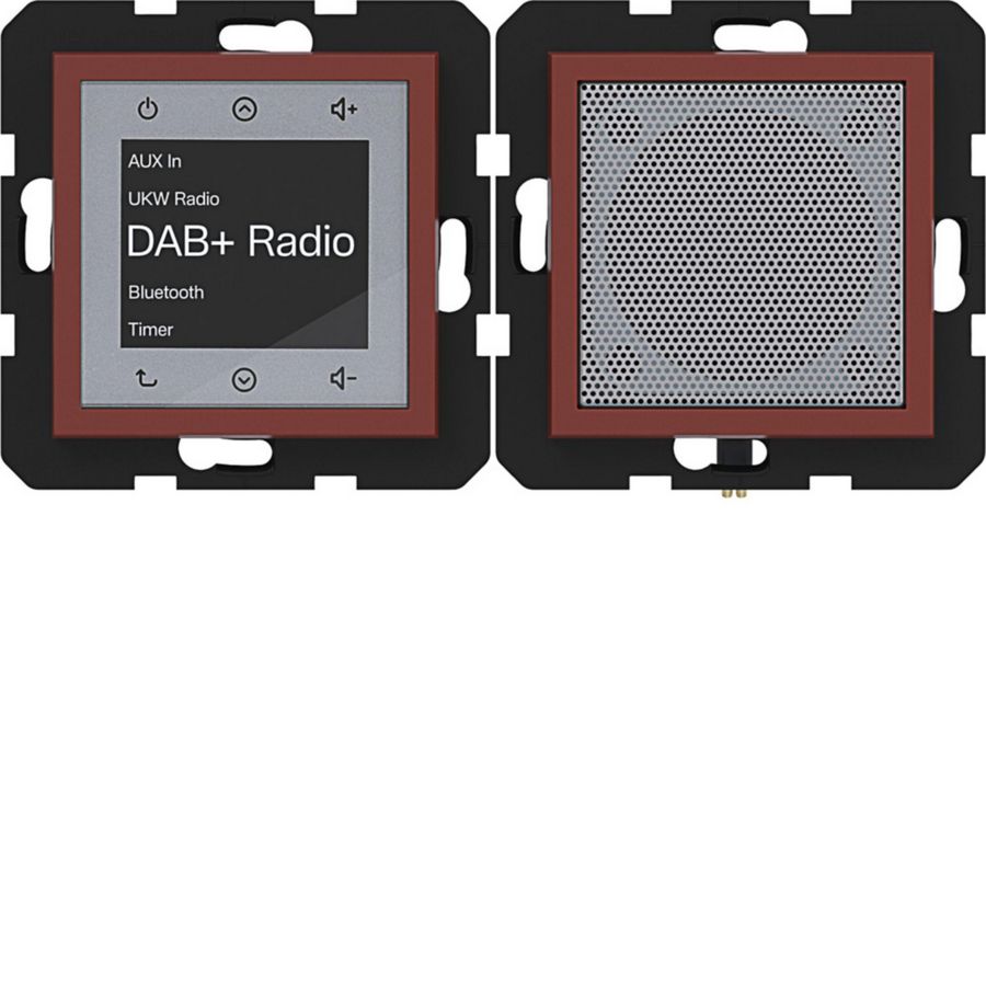 Radio touch DAB + Bluetooth met luidspreker A.x/C.x carmin hfgl.