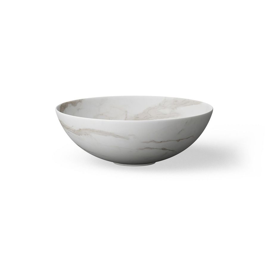 Opzetwaskom CERAMIC RAW Ø400mm Calacatta