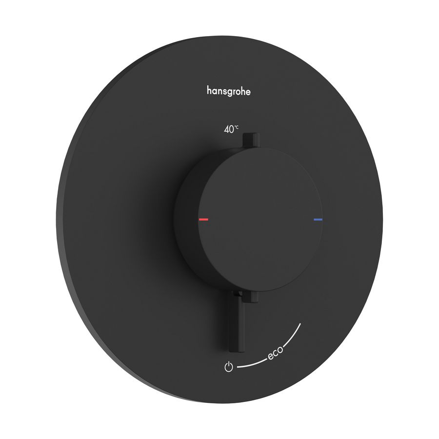 Inbouwthermostaat Ecostat Comfort S 1 functie mat zwart