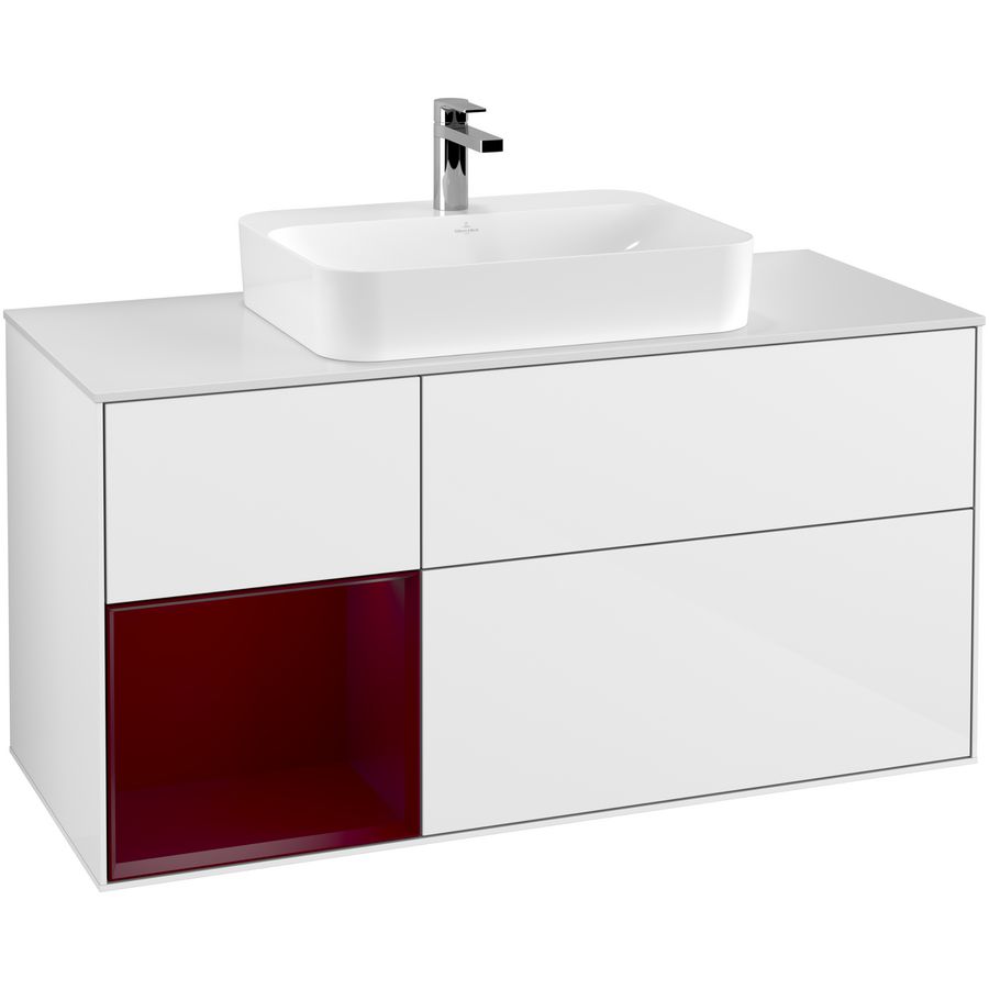 Wastafelonderkast Finion 1200x603x501mm G.White.L G411HBGF