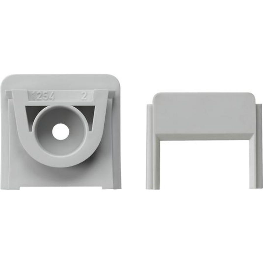 Adapter kabelinvoer kanaal 15x30mm spatwaterdicht opbouw grijs