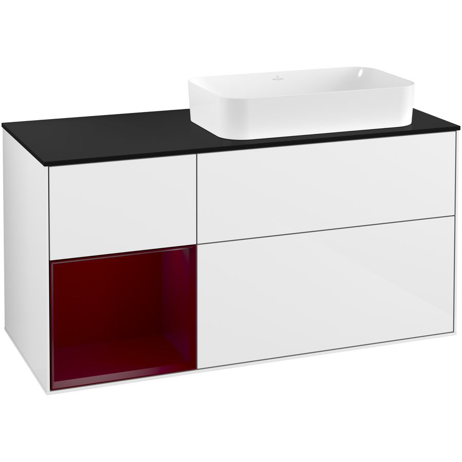 Wastafelonderkast Finion 1200x603x501mm G.White.L G272HBGF