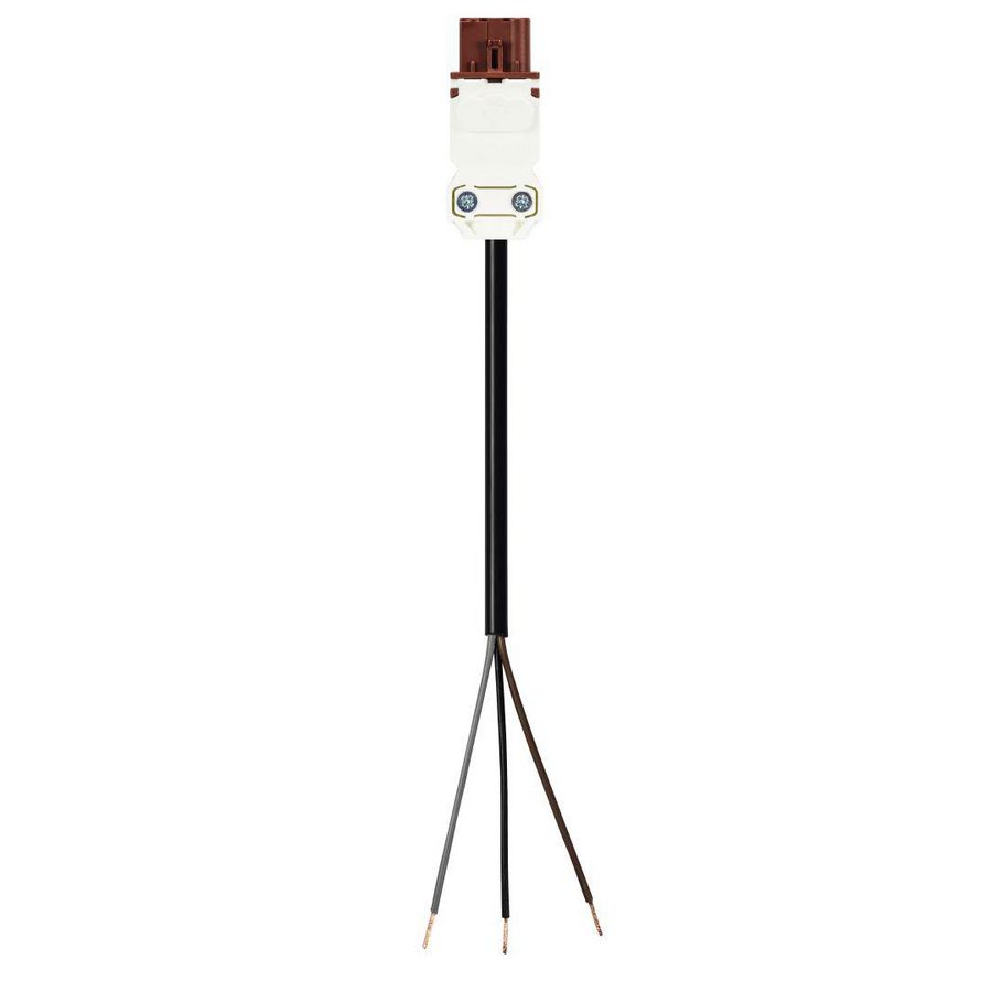 Aansluitsnoer GST15I3 female 1,5mm² 100cm PVC ECA bruin VVE=50