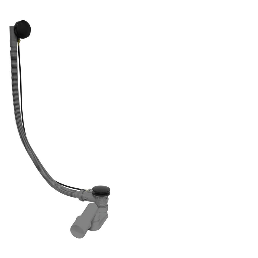 Badafvoer 1050mm in 1 beweging te openen/sluiten matzwart