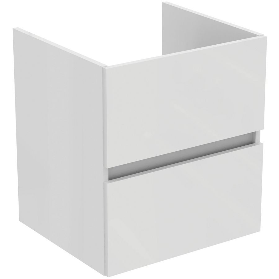 Wastafelmeubel TIEMPO 50x44cm 2x la wit