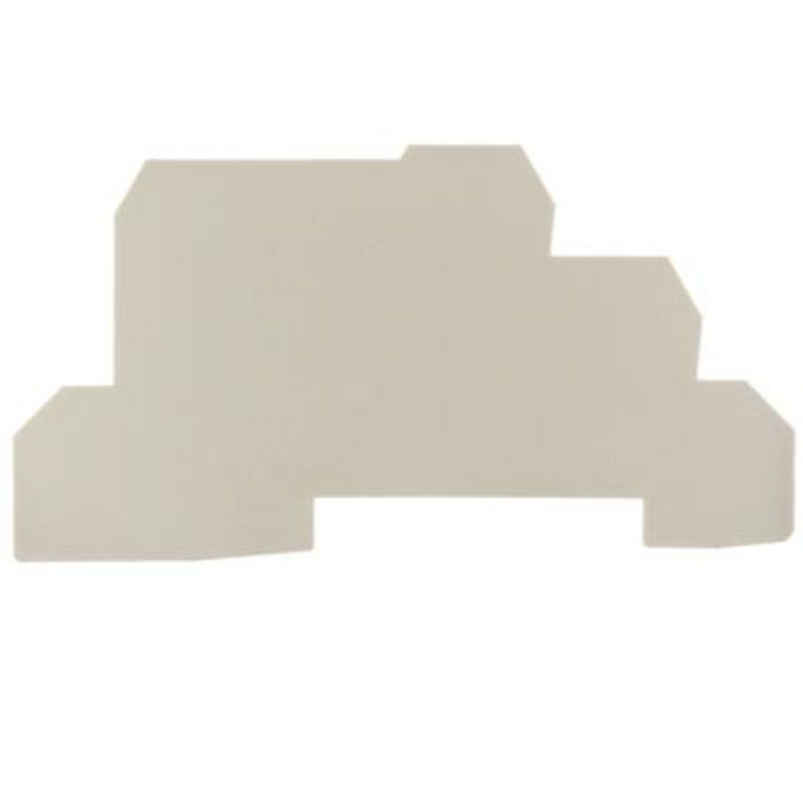 Afsluit- eindplaat d.beige h:90mm b:1.5mm V-0, VVE=20