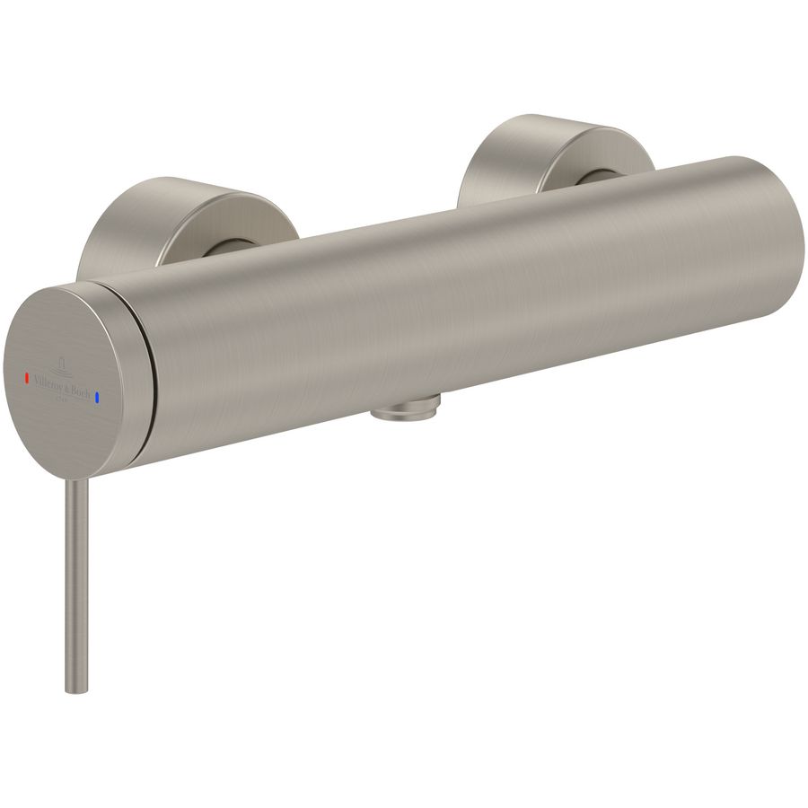 Eengreeps douchekraan Loop & Friends Brushed Nickel Matt