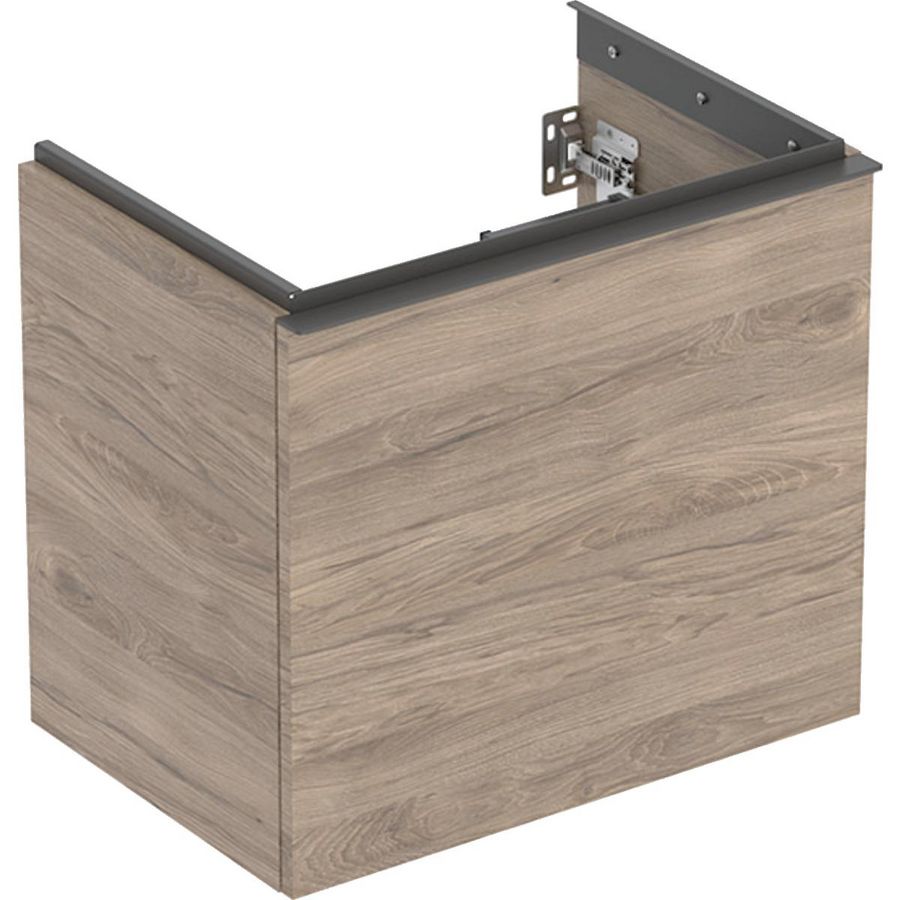 Acanto wastafelonderkast 1 lade 1 binnenlade compact B60 N.hickory