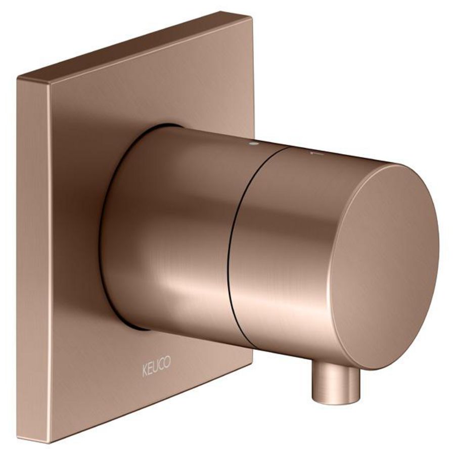 2-wegs omstelventiel UP DN15 IXMO Comfort/vierkant rood goud