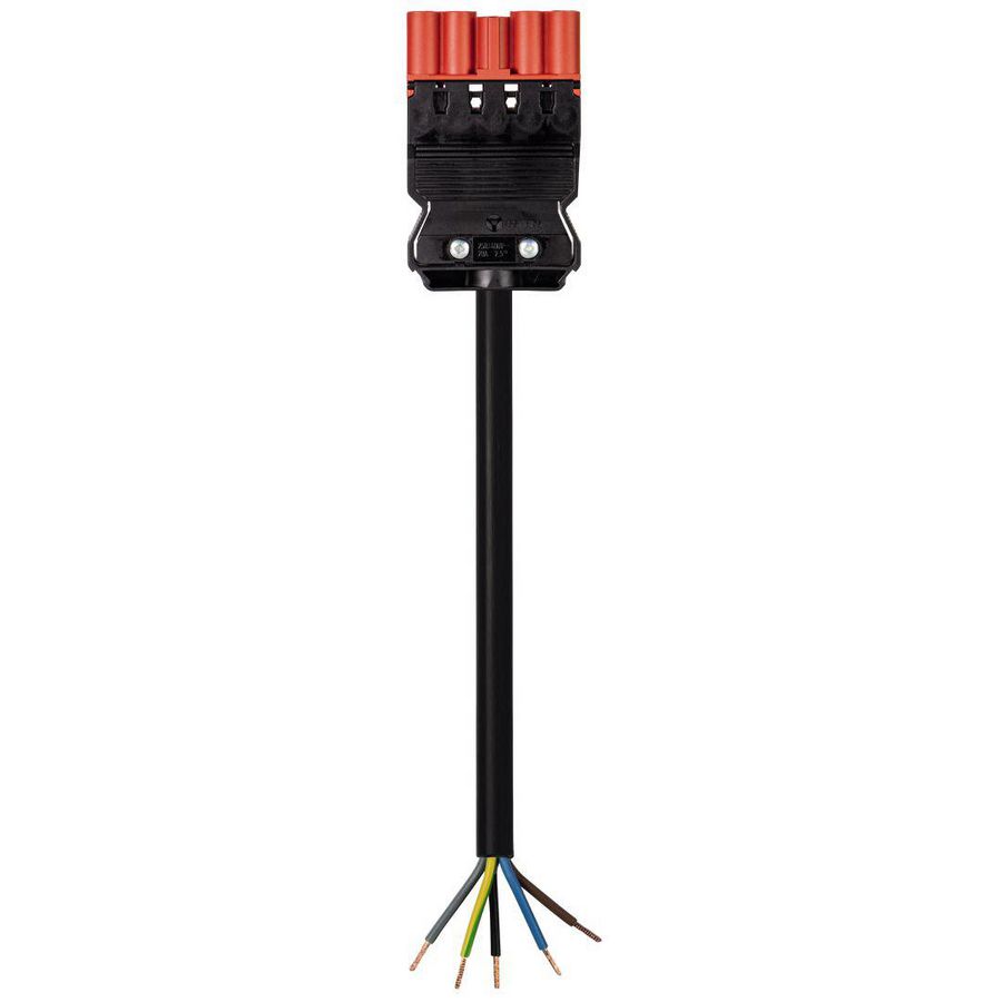 Aansluitsnoer GST18I5 male 1,5mm² 100cm B2CA tomatenrood VVE=30