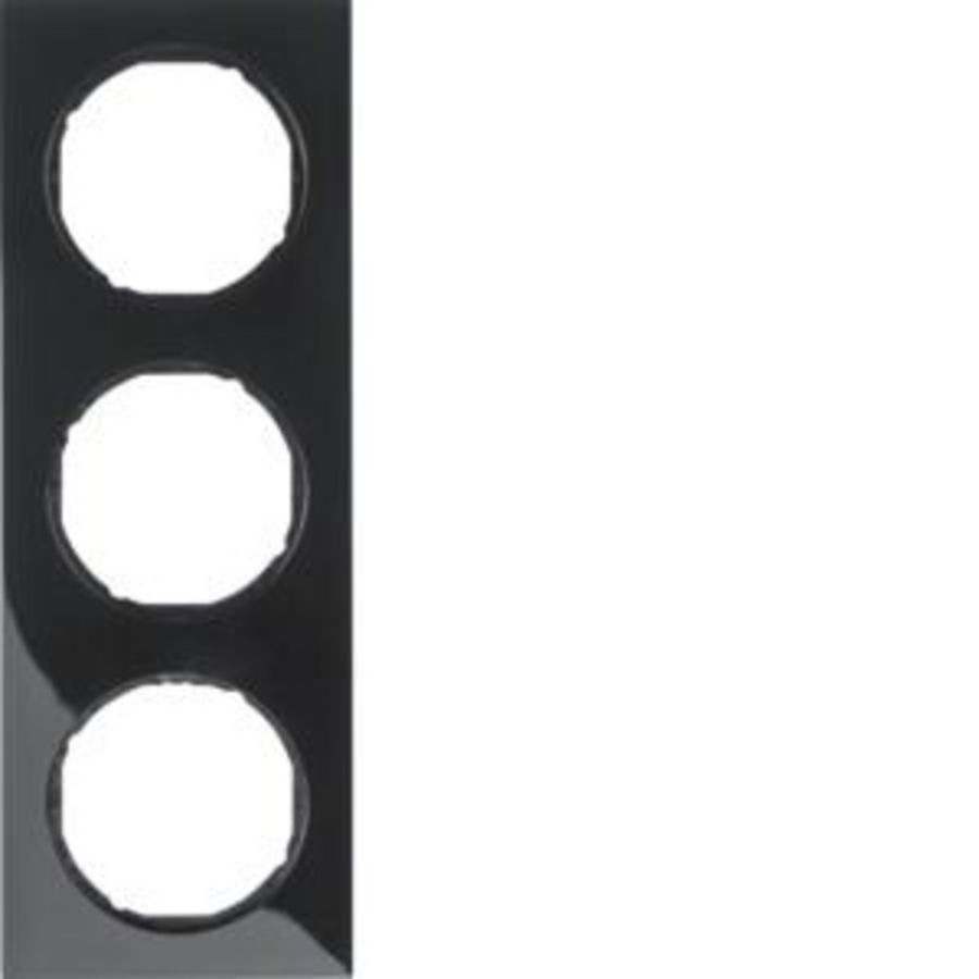 Afdekraam 3-v berker R.3 zwart glans