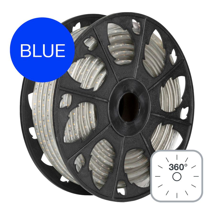 RoBust LED Rope 360° 25M 5W/m Blauw IP65