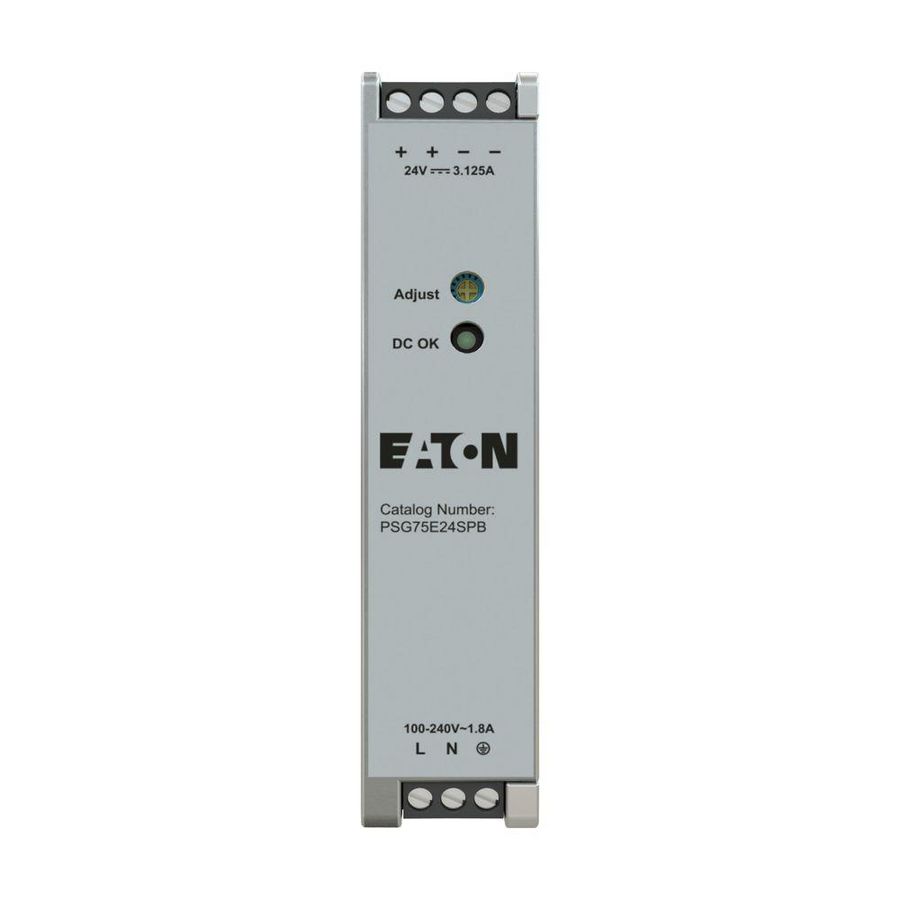 Voeding pri. 85 - 264VAC sec. 24VDC 75 W 3,125A