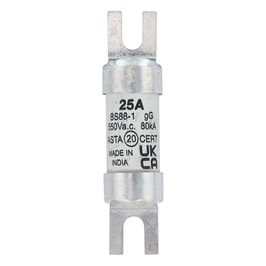 Zekering laagsp. 25A AC 550V BS88/A1 14x55 gL/gG BS VVE=20