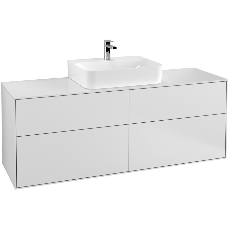 Wastafelonderkast Finion 1600x603x501mm White Matt Lacquer G19100MT