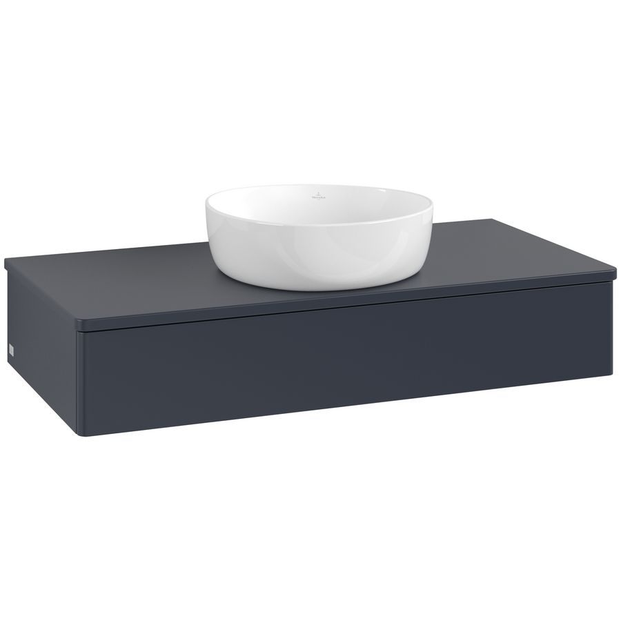 Wastafelonderkast Antao 1000x190x500mm Mid.Blue Matt Lacquer L09050HG