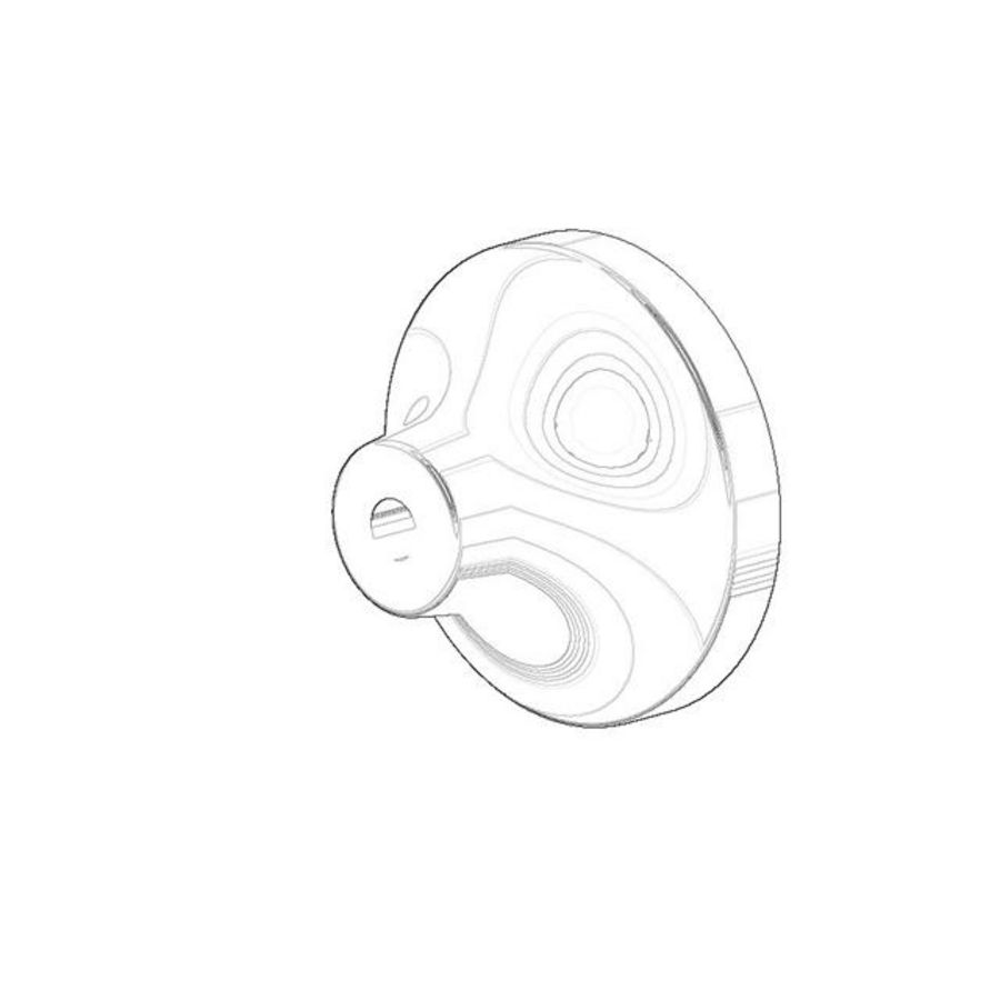 Houder v. douchegarnituren en handdouche 66x40mm chr
