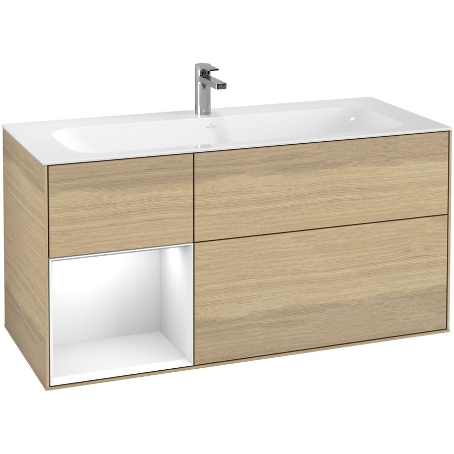 Wastafelonderkast Finion 1196x591x498mm Oak Veneer G060GFPC