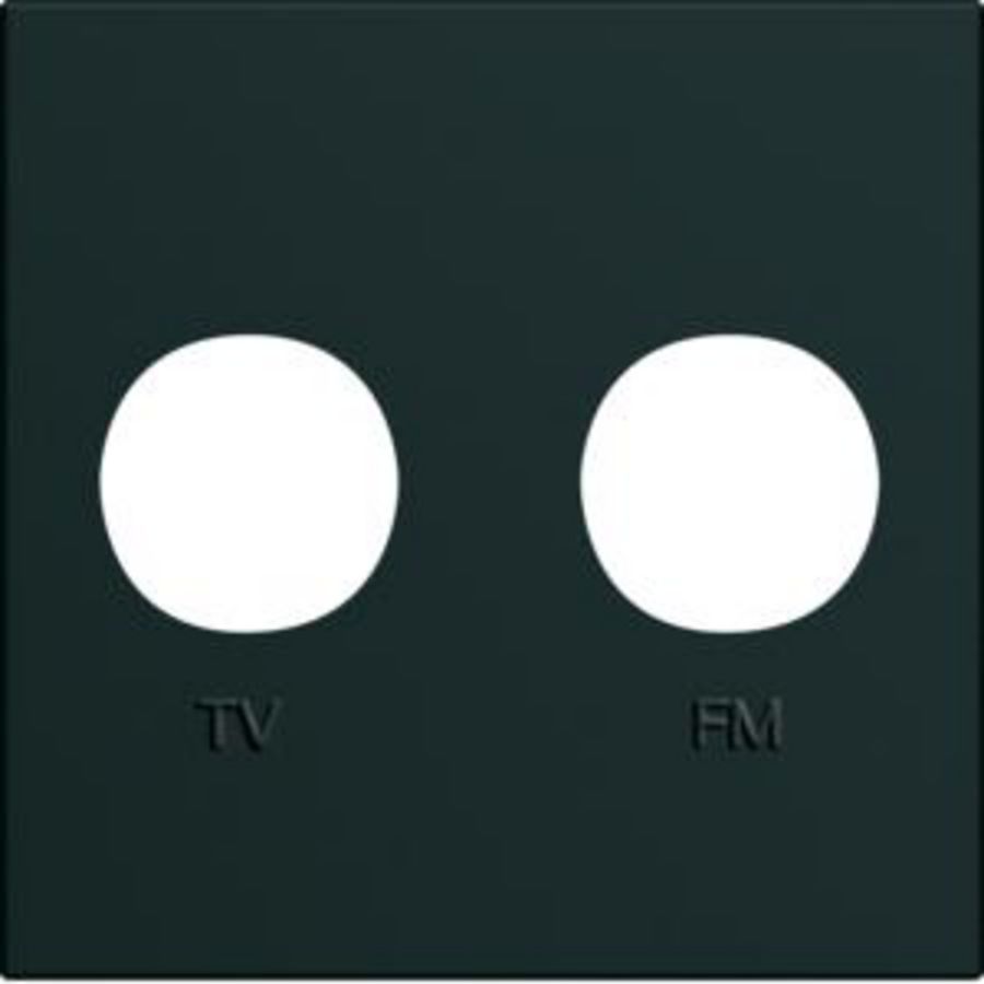 Centraalplaat antenne 45mm Gallery zwart