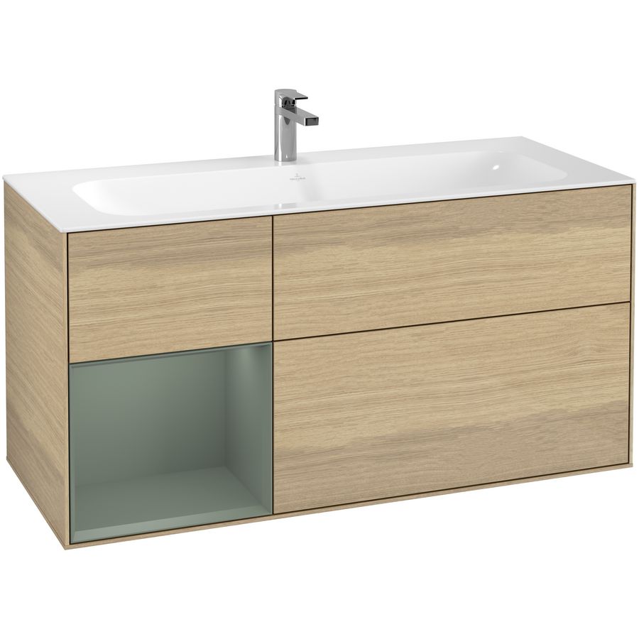Wastafelonderkast Finion 1196x591x498mm Oak Veneer G060GMPC