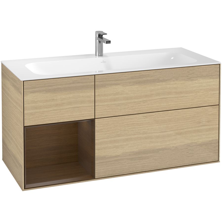 Wastafelonderkast Finion 1196x591x498mm Oak Veneer G060GNPC