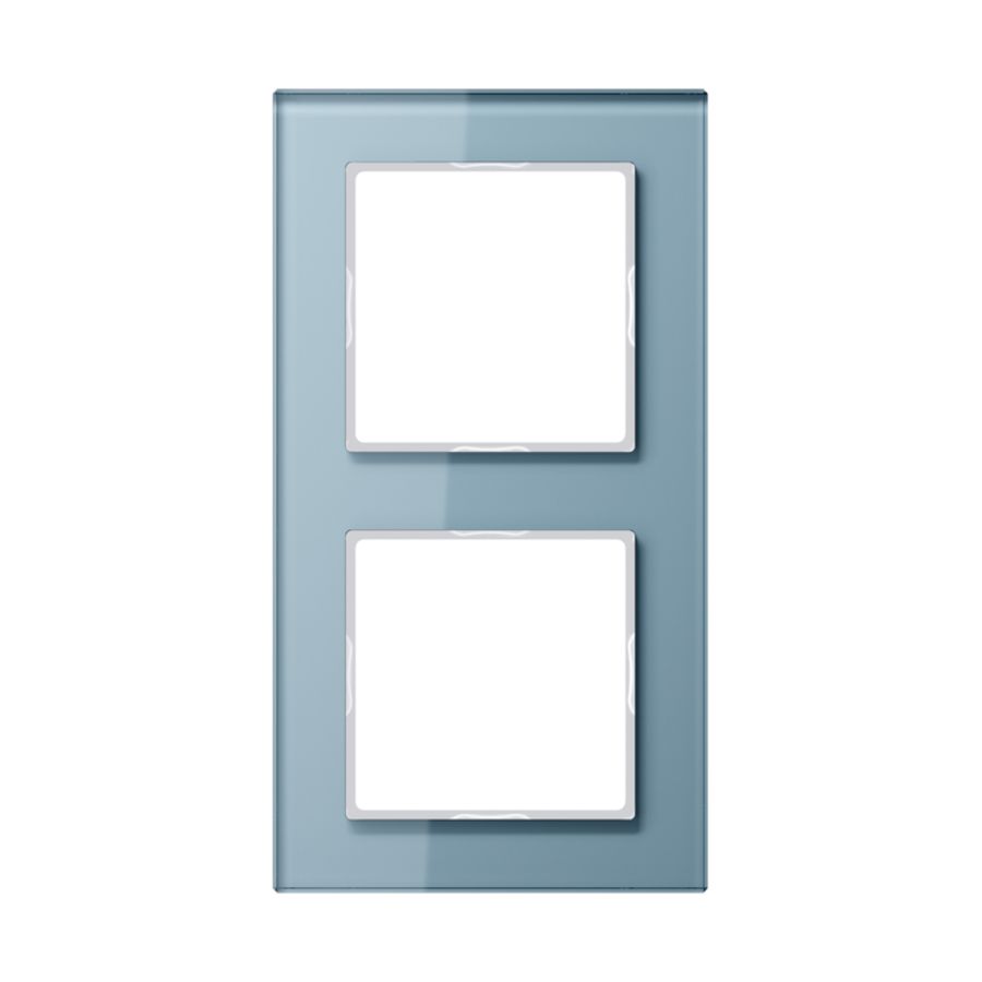 Afdekraam 2-voudig blauw grijs A-creation