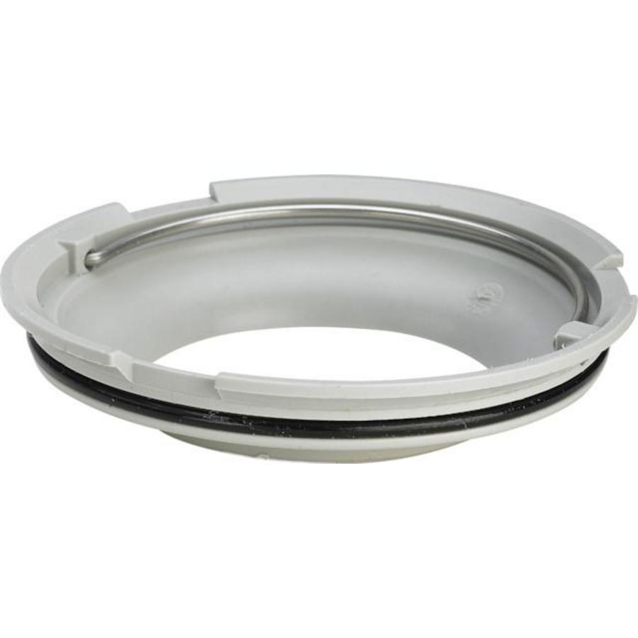 Duikpijpje kunststof/lichtgrijs