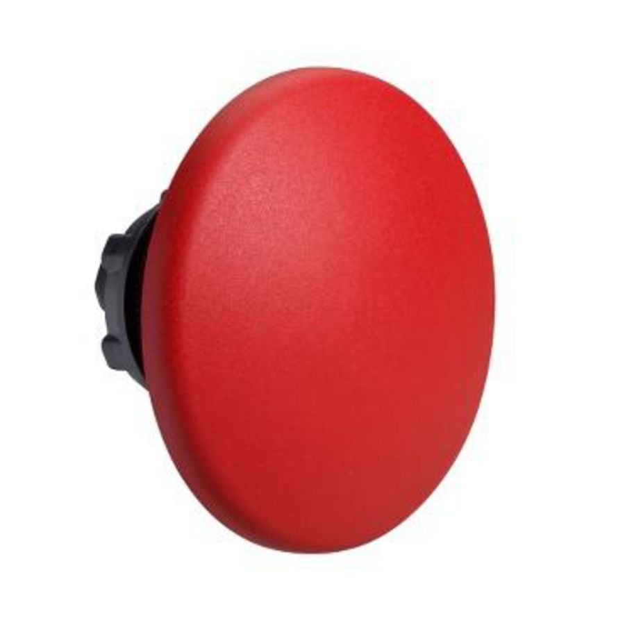 Vuistslagkop 60mm drukknop 22mm Terugvering Rood Harmony XB5
