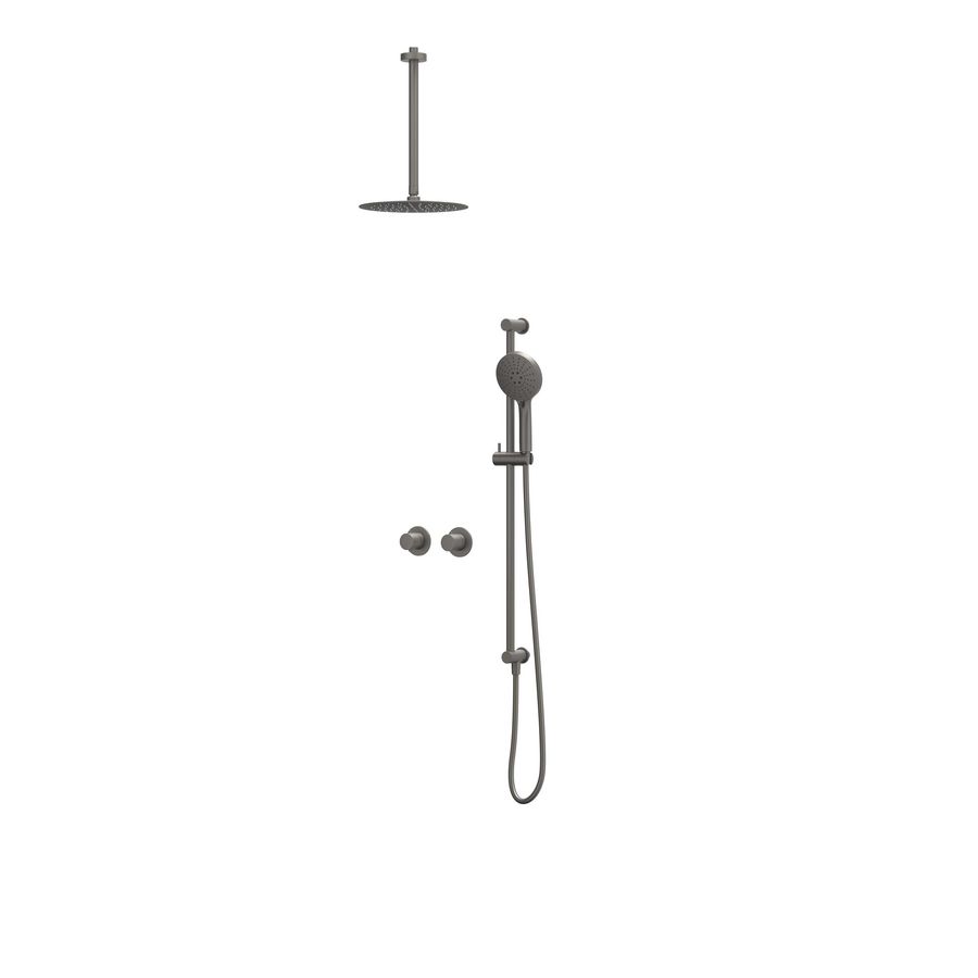 Afbouwdeel regendouche IVY combiset Bond 3 inbouwthermostaat symmetry gebor. metal black CSB3EXGMBCB excl. inbouwbox