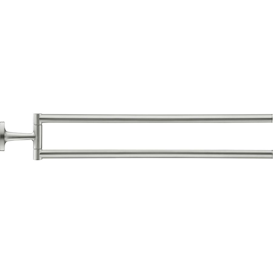 Starck T Handdoekhouder rvs Geborsteld 88x486x57mm