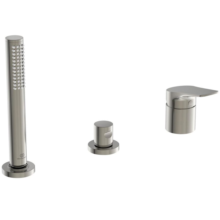 Bad/douchemengkraan badrandmontage 202mm silver storm (rvs-look) 25l/m La Dolce Vita