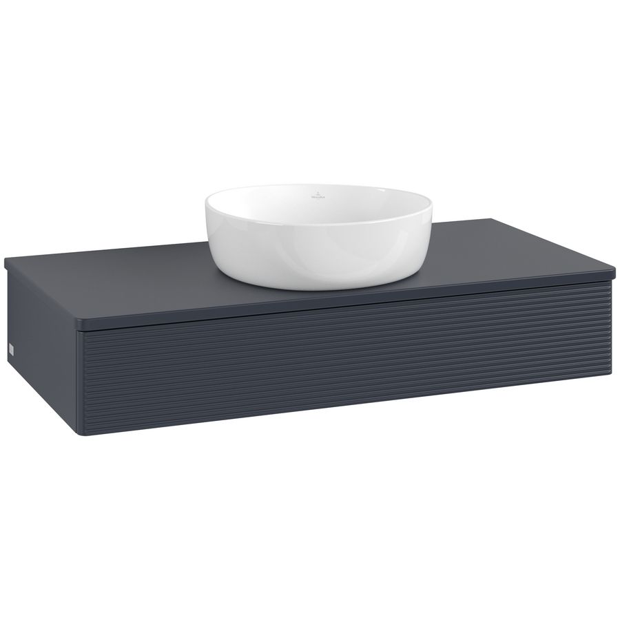 Wastafelonderkast Antao 1000x190x500mm Mid.Blue Matt Lacquer L09150HG