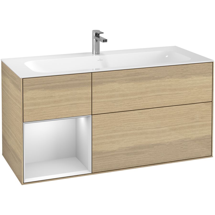 Wastafelonderkast Finion 1196x591x498mm Oak Veneer G060MTPC