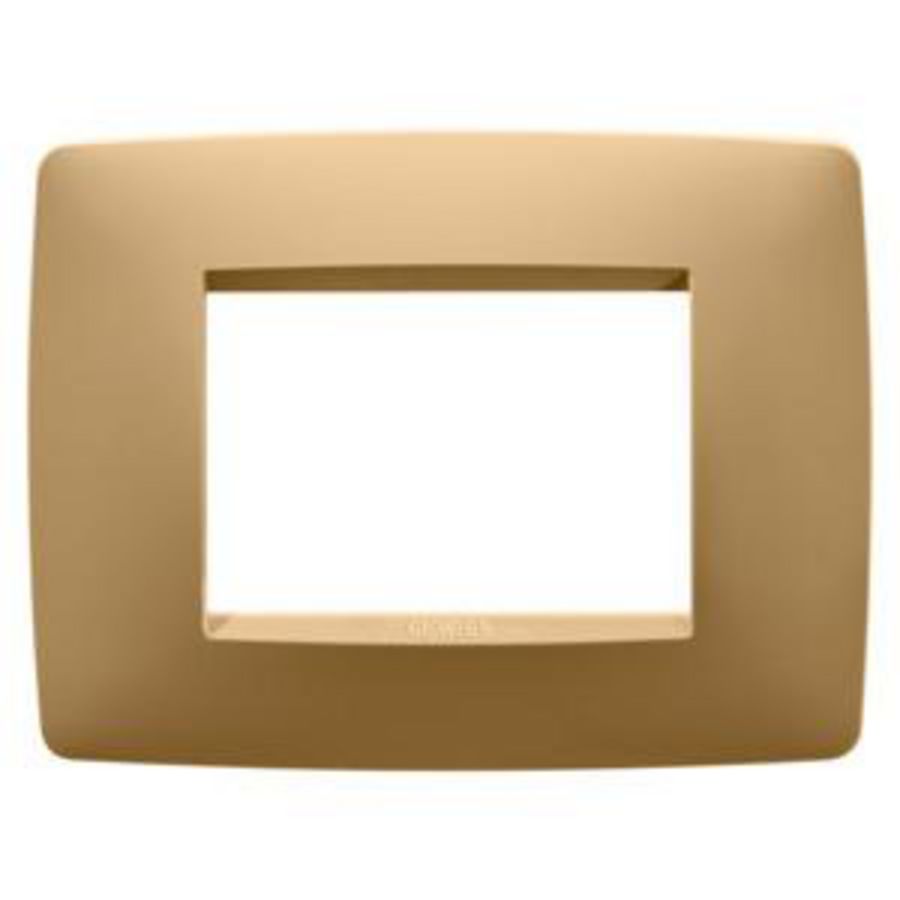 ONE PLAAT-VAN GELAKT TECHNOPOLYMEER-3 MODULE-GOUD-CH
