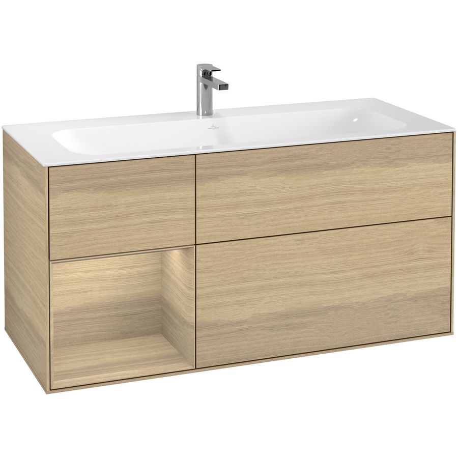 Wastafelonderkast Finion 1196x591x498mm Oak Veneer G060PCPC