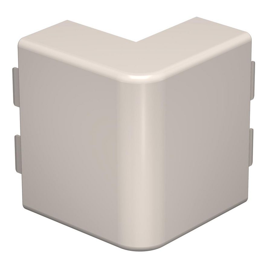 Buitenhoek 40x110mm polyvinylchlorid creme wit 9001 VVE=2