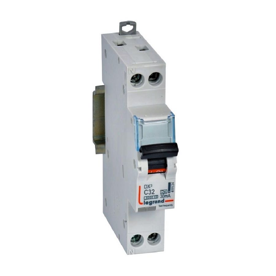 Kabelaansluitkast P + N C32 30mA A 1 module