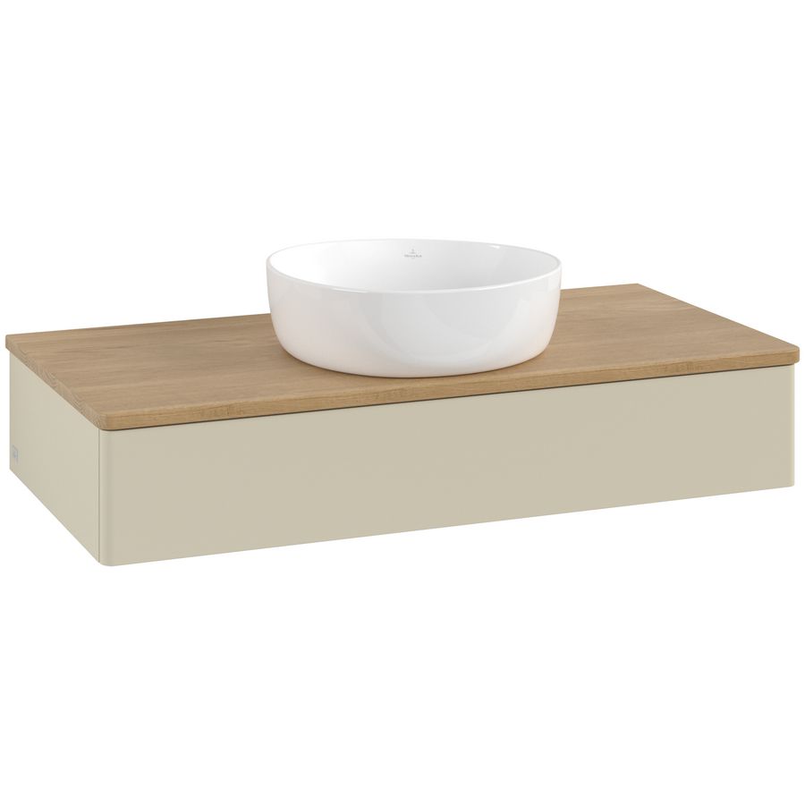 Wastafelonderkast Antao 1000x190x500mm S.Grey Matt Lacquer K09011HJ