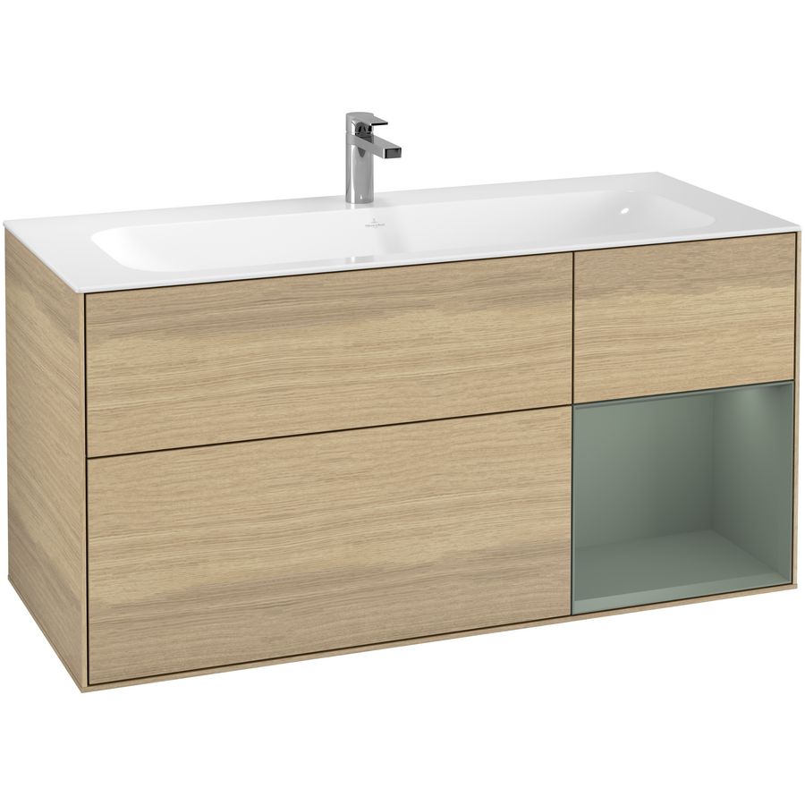 Wastafelonderkast Finion 1196x591x498mm Oak Veneer G070GMPC