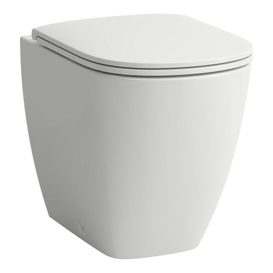 Staand closet rimless diepspoel PK en AO aansl.mogelijk wit