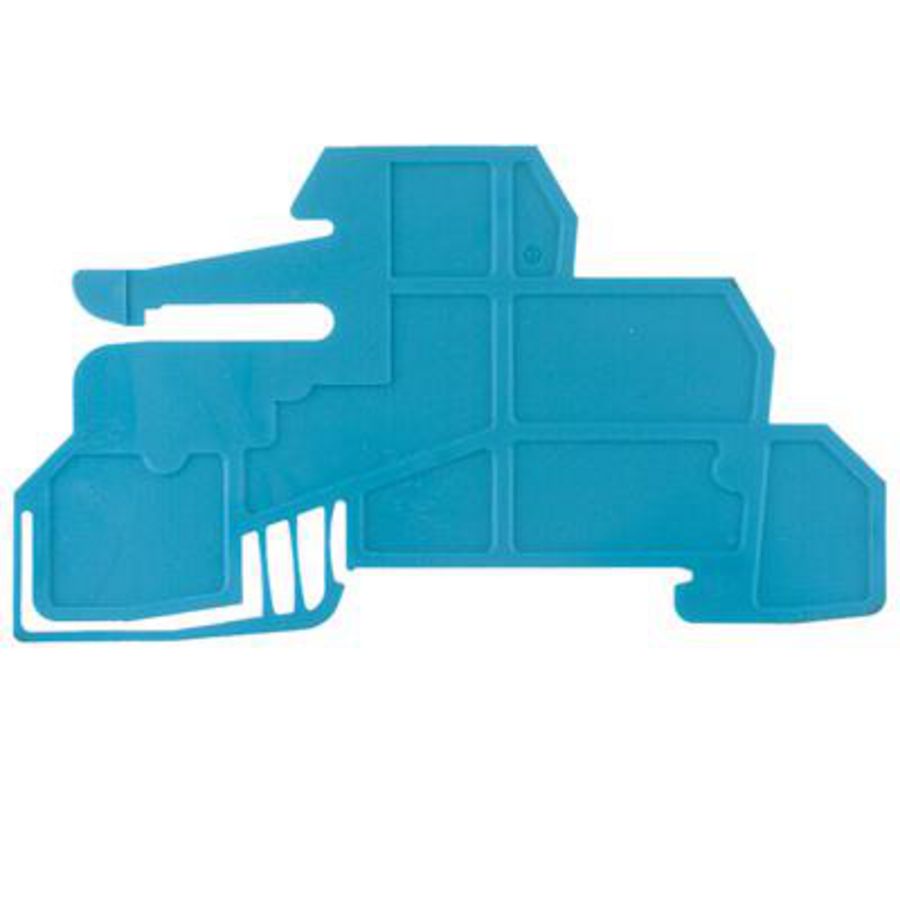 Afsluit- eindplaatterminals blauw h:84.5mm b:2 VVE=20