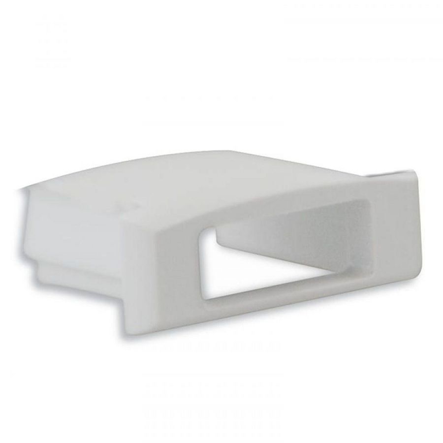 Eindkap E61 silicone voor profiel PO13 met kabelgoot