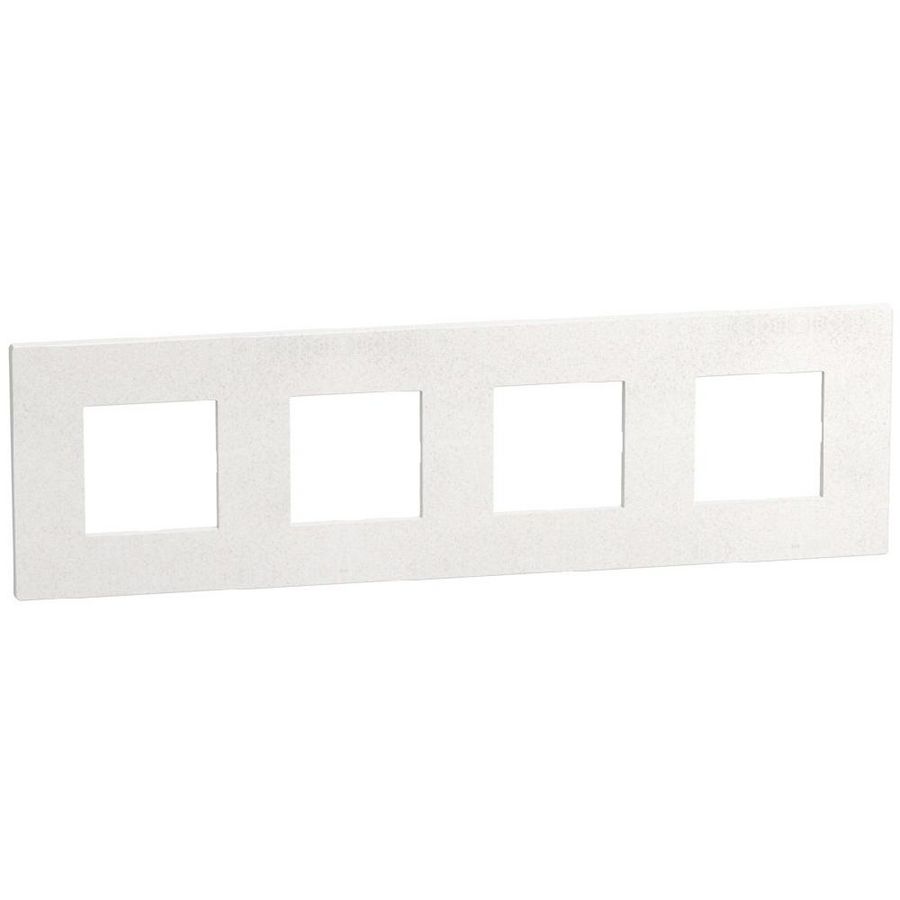Doos a 10st. Light Now afdekraam 4x2 mod wit mica 10