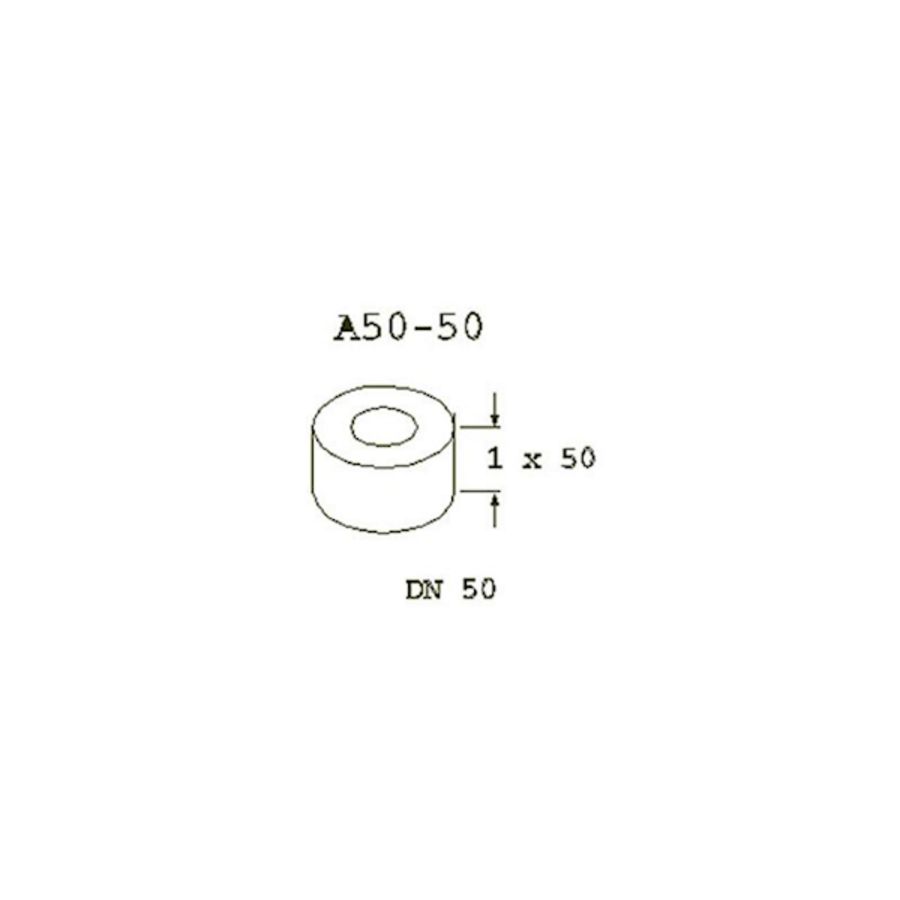 Passtuk A50-50 DN50 PN6 50mm +bouten, pakkingen