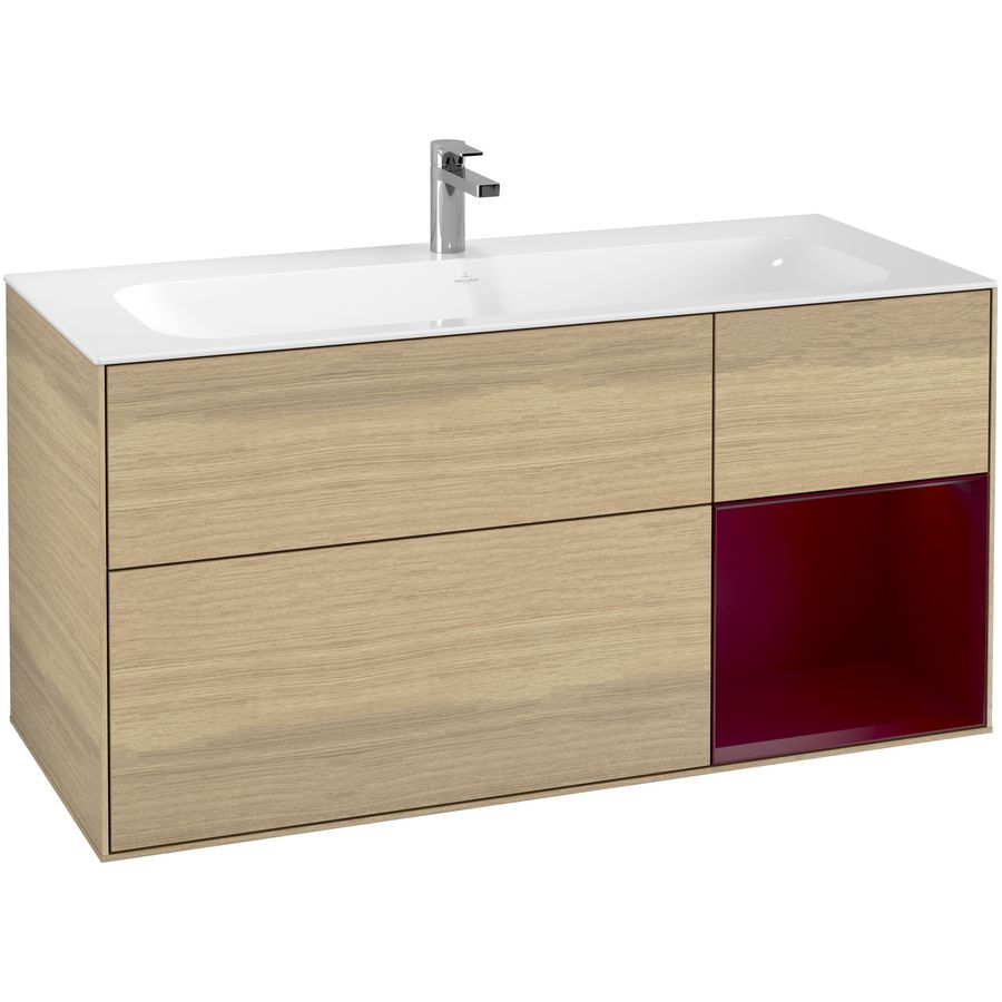 Wastafelonderkast Finion 1196x591x498mm Oak Veneer G070HBPC